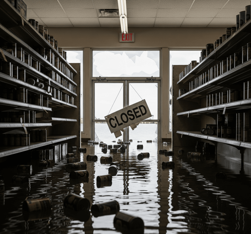 Hurricane Katrina food shortages